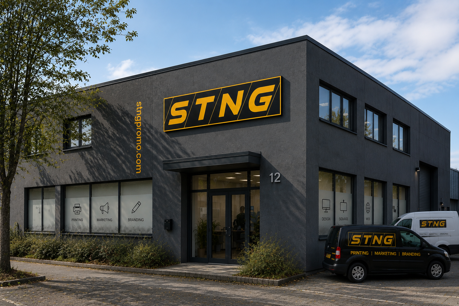 STNG Promo headquarters building